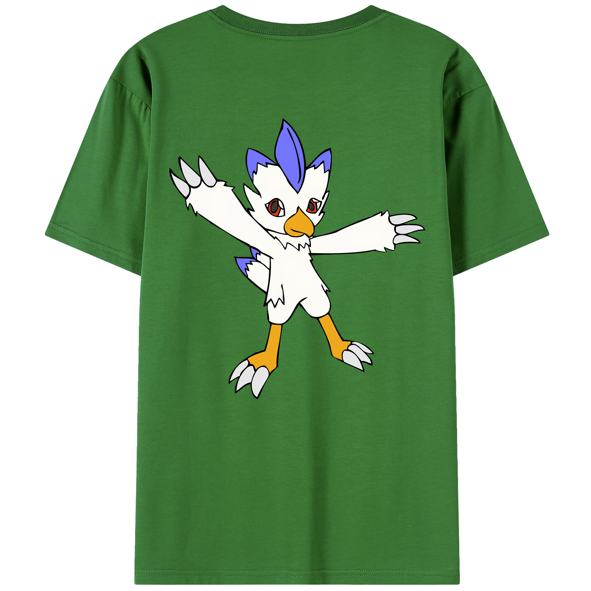 （画像用） Digimon デジタルモンスター/デジモン レディース半袖Tシャツ(バックプリント)